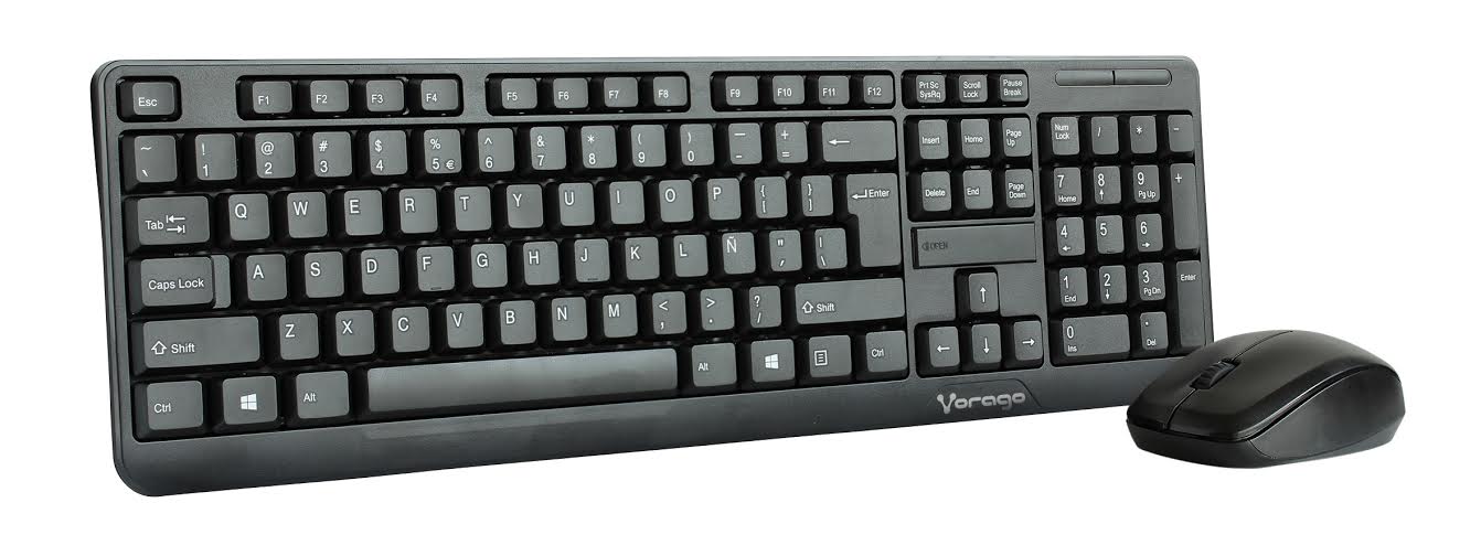 KIT VORAGO TECLADO Y MOUSE KM-302 INALAMBRICO NEGRO AC395896-1 - Código: AC395896-1 | Compra en Guadalajara
