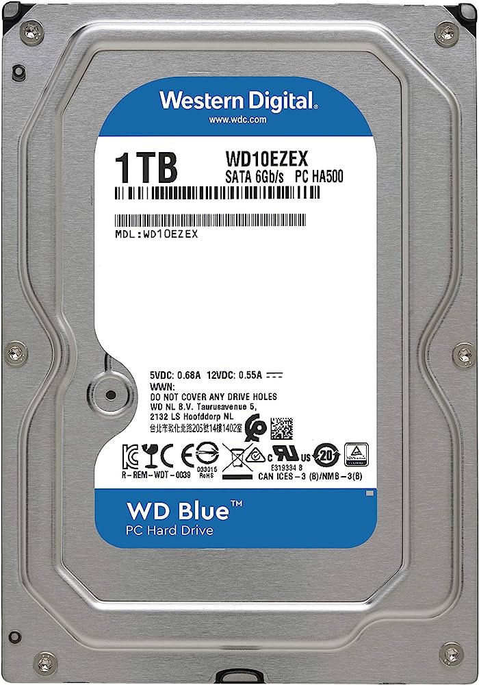 Western Digital - Hard drive - Internal hard drive - 1 TB - 3.5 - 7200 rpm - Código: WD10EZEXMX | Compra en Guadalajara