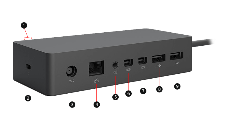 Microsoft Surface Dock 2 - Estación de conexión - Surface Connect - 2 x USB-C - 1GbE - 199 vatios - demostración comercial - Código: 1GM-00015 | Compra en Guadalajara