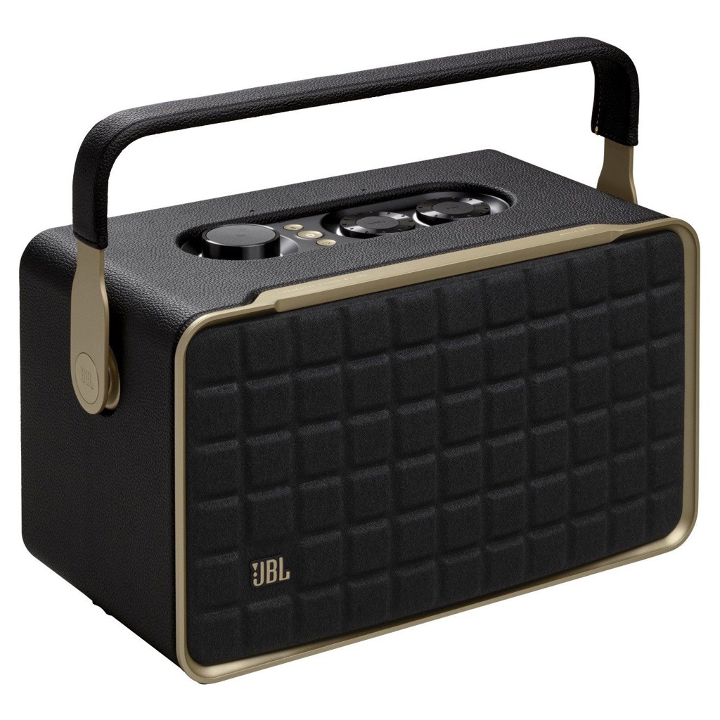 JBL Authentics 300 - Altavoz inteligente - para uso portátil - canal 2.0 - Bluetooth Wi-Fi 6 - controlado por aplicación - 2 vías - negro - Código: JBLAUTH300BLKAM | Compra en Guadalajara