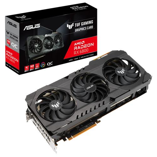 ASUS TUF-RX6800-O16G-GAMING - Tarjeta gráfica - Radeon RX 6800 - 16 GB GDDR6 - PCIe 4.0 - 3 x DisplayPort HDMI - Rog