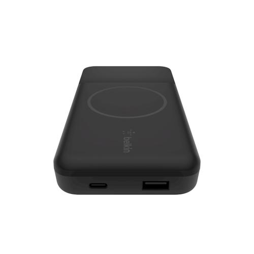 Belkin - Cargador inalámbrico - 10000 mAh - 18 vatios - Fast Charge - 2 conectores de salida magnética 24 pin USB-C USB - en el cable USB-C - negro - para Apple iPhone 12 12 mini 12 Pro 12 Pro Max - Belkin