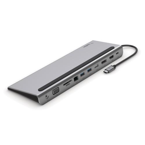 Belkin CONNECT 11-in-1 - Soporte multipuerto - USB-C - VGA HDMI DP - 1GbE - Código: INC004btSGY | Compra en Guadalajara