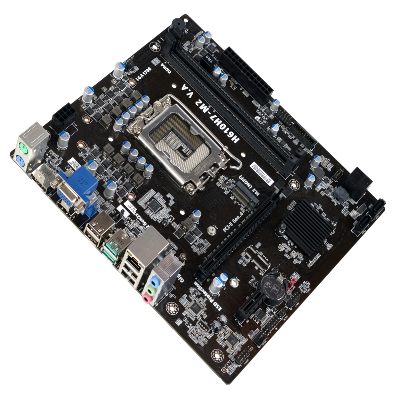 ECS - H610H7-M2 - Motherboard - Micro ATX - LGA1700 Socket - 2xDDR4 - 3200MH - Código: 89-206-QC2100 | Compra en Guadalajara