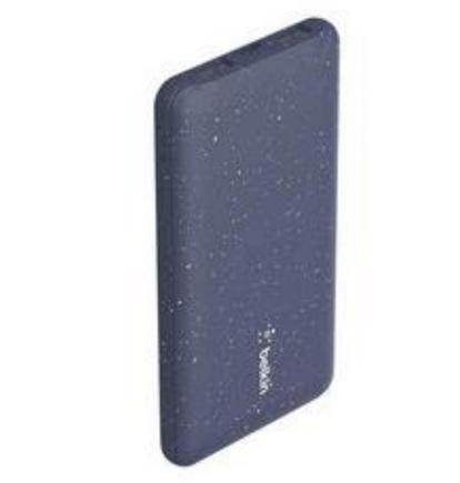 Belkin Slim Lightweight - Battery - 10000 mAh - 15 Watt - 24 pin USB-C - 2 x 4 pin USB Type A / 24 pin USB-C - Cellular phone - Lithium - Blue - Para Universal - Código: BPB005btBLU | Compra en Guadalajara