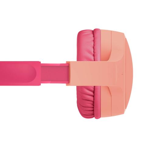 Belkin SoundForm Mini - Auriculares con diadema con micro - en oreja - Bluetooth - inalámbrico - conector de 35 mm - rosa - Belkin