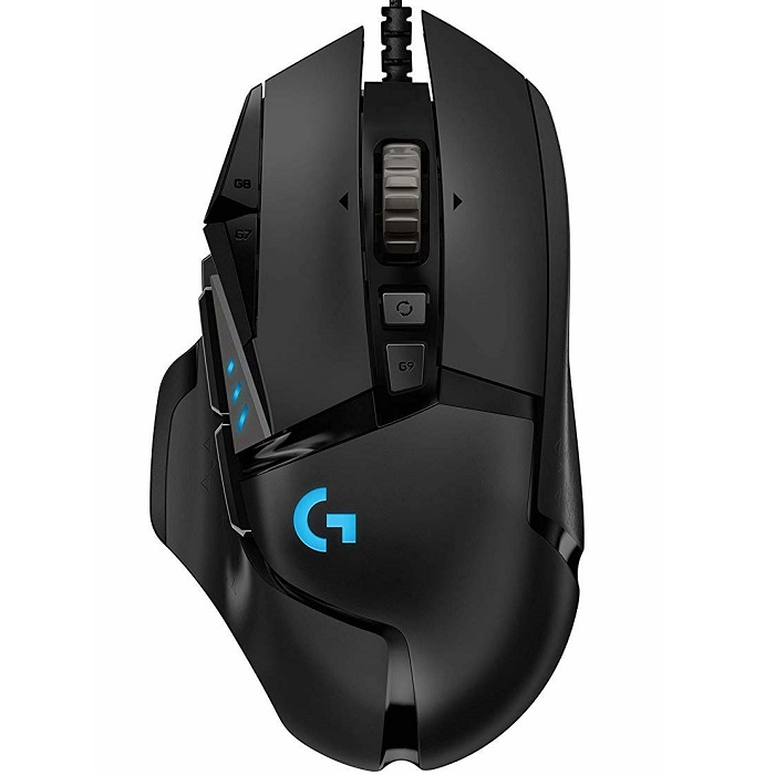 Logitech Gaming Mouse - Mouse - USB - Wired - Black - G502 Retail - Código: 910-005550 R | Compra en Guadalajara