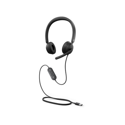 Microsoft Modern USB Headset - Auricular - en oreja - cableado - USB - negro - Certificado para Equipos de Microsoft - Código: 6ID-00012 | Compra en Guadalajara