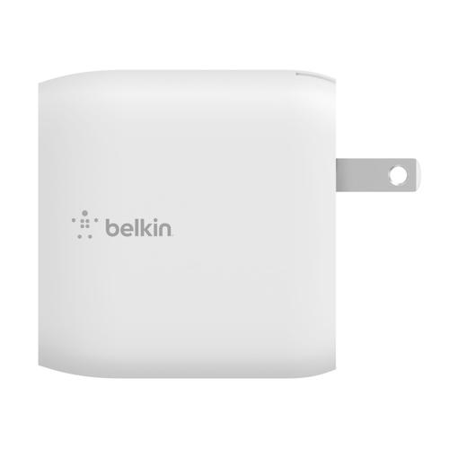 CARGADOR DE PARED BELKIN DUAL PORT USB-C 40W AC/20W WCB006DQWH - Belkin