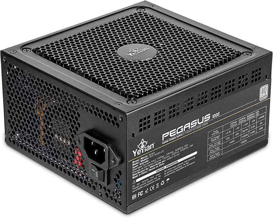 FUENTE DE PODER YEYIAN PEGASUS  850W 80 PLUS GOLD ATX 12V 3 0 - Código: YFG-85031-01 | Compra en Guadalajara