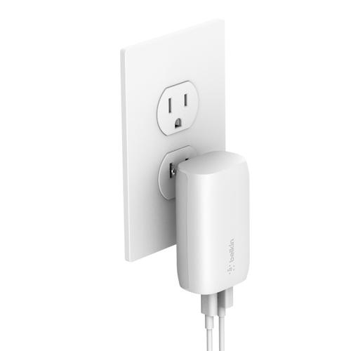 37W Dual wall charger USB-C 25W USB-A 12W WCB007DQWH - Belkin