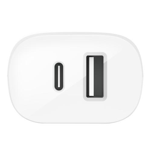 37W Dual wall charger USB-C 25W USB-A 12W WCB007DQWH - Belkin