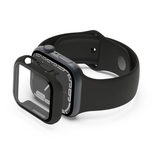 PROTECTOR DE PANTALLA SCREENFORCE TEMPER EDGLASS 360 TREATED-ANTIMICROBIAL P/APPLE WATCH S7-41MM NEGRO OVG003ZZBK - Código: OVG003ZZBK | Compra en Guadalajara