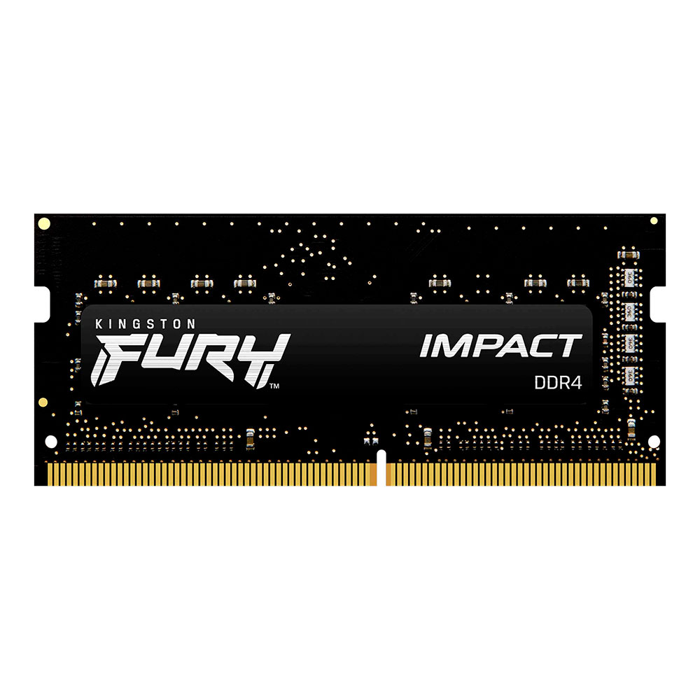 Kingston FURY Impact - DDR4 - módulo - 32 GB - SO-DIMM de 260 contactos - 3200 MHz / PC4-25600 - CL20 - 1.2 V - sin búfer - no ECC - negro - Código: KF432S20IB/32R | Compra en Guadalajara
