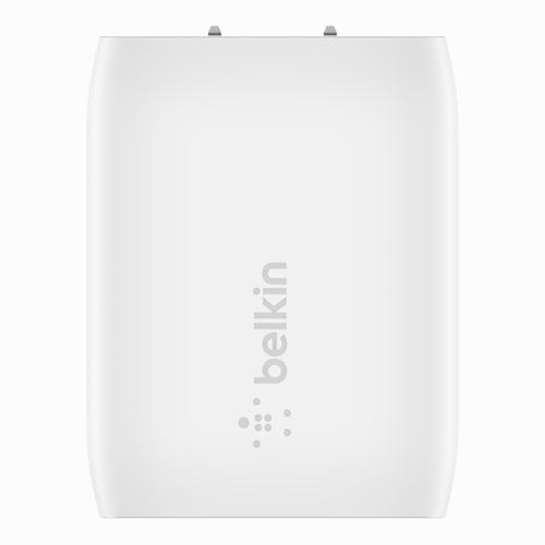 Belkin - Adaptador de corriente - tecnología PPS - 20 vatios - 3 A - Fast Charge Suministro de energía 3.1 24 pin USB-C - blanco - Belkin
