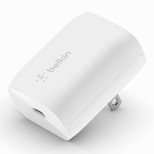 Belkin - Adaptador de corriente - tecnología PPS - 20 vatios - 3 A - Fast Charge Suministro de energía 3.1 24 pin USB-C - blanco - Código: WCA006dqWH | Compra en Guadalajara