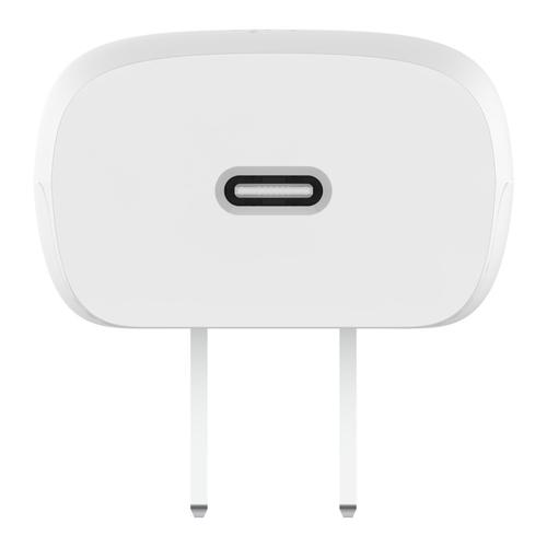 Belkin - Adaptador de corriente - tecnología PPS - 20 vatios - 3 A - Fast Charge Suministro de energía 3.1 24 pin USB-C - blanco - Belkin