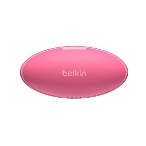 Belkin SoundForm Nano for Kids - Auriculares inalámbricos con micro - en oreja - Bluetooth - rosa - Belkin
