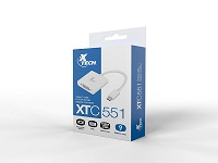 Xtech - Display adapter - USB Type C - VGA - Glossy white - XTC-551 - Código: XTC-551 | Compra en Guadalajara
