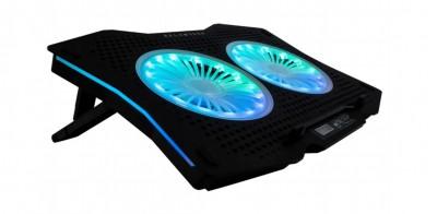 BASE ENFRIADORA GAMER PARA LAPT  OP 11-17IN RGB 2VENT SILENCIO NEGR - Código: BR-931304 | Compra en Guadalajara
