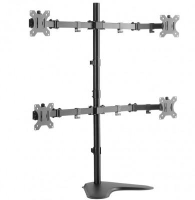 Soporte OVALTECH OVME-Q1332 Soporte De Escritorio OVALTECH OVME-Q1332 Para 4 Monitores LCD De 13 Pulgadas A 32 Pulgadas Resistencia 8kgs - Código: OVME-Q1332 | Compra en Guadalajara