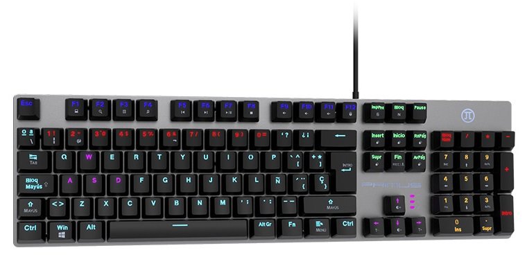 Primus Gaming - Keyboard - Wired - Spanish - USB - Ball 90T PKS-092S - Código: PKS-092S | Compra en Guadalajara