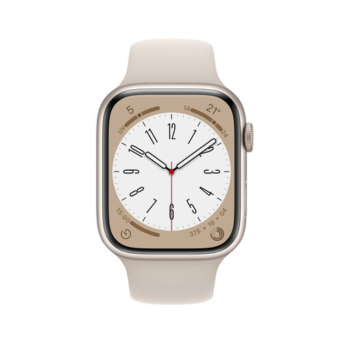 APPLE WATCH SERIES 8 GPS 41MM S  TARLIGHT ALUMINIUM CASE WITH STARLI - Código: MNP63LZ/A | Compra en Guadalajara