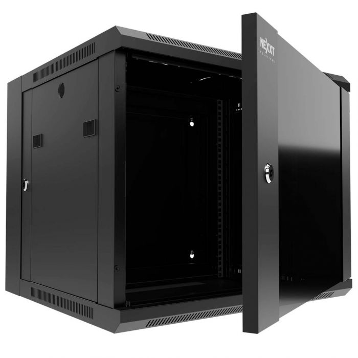 Nexxt Solutions - Rack armario - instalable en pared - RAL 9005 negro barniz - 6U - 19 - Código: NPC-P6U65B | Compra en Guadalajara