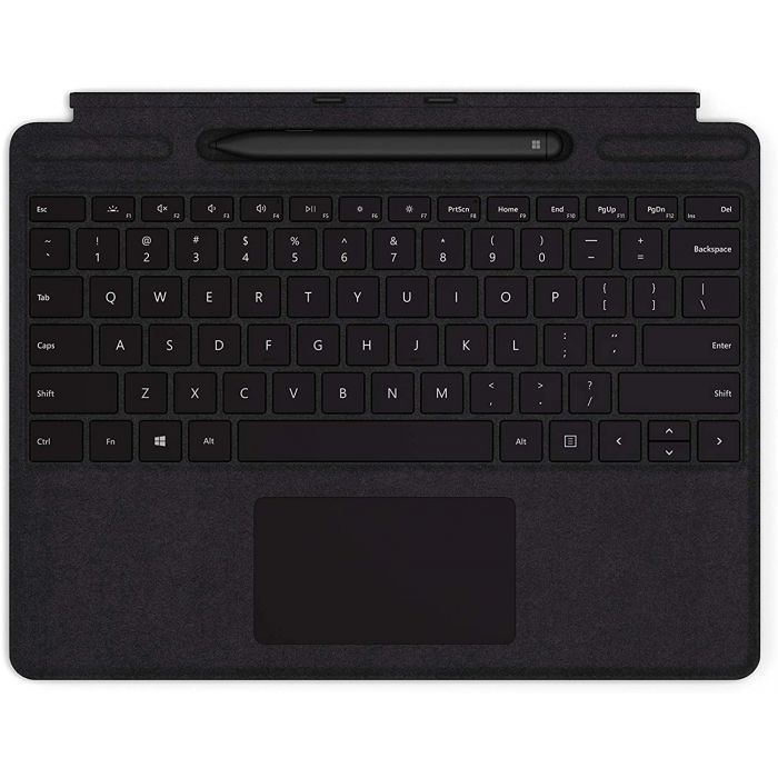 Microsoft  Keyboard  Wireless  Spanish Latin American  Dock  Ergonomic Design  Black - QJX-00022