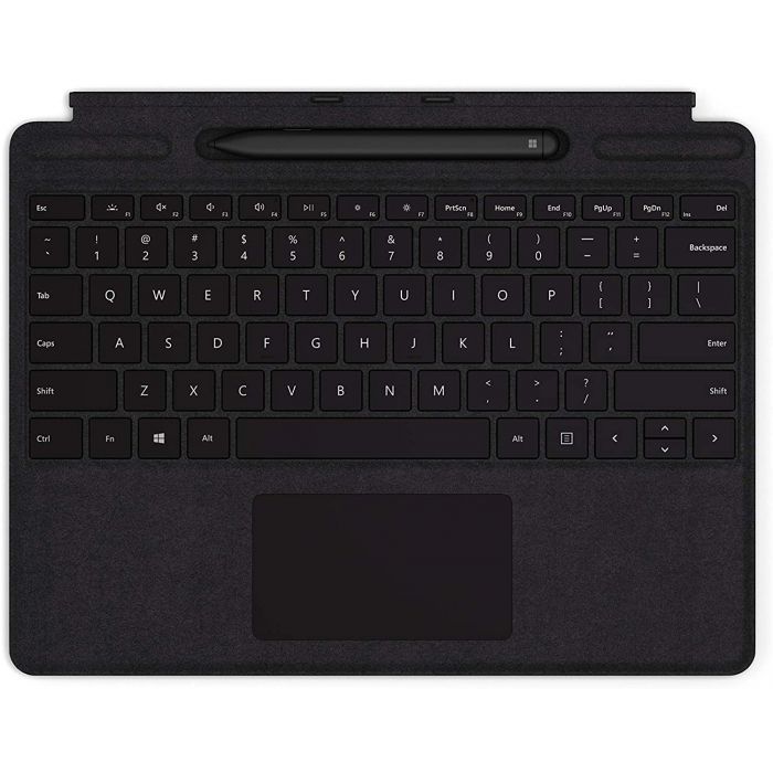 Microsoft - Keyboard - Wireless - Spanish Latin American - Dock - Ergonomic Design - Black - Código: QJX-00022 | Compra en Guadalajara