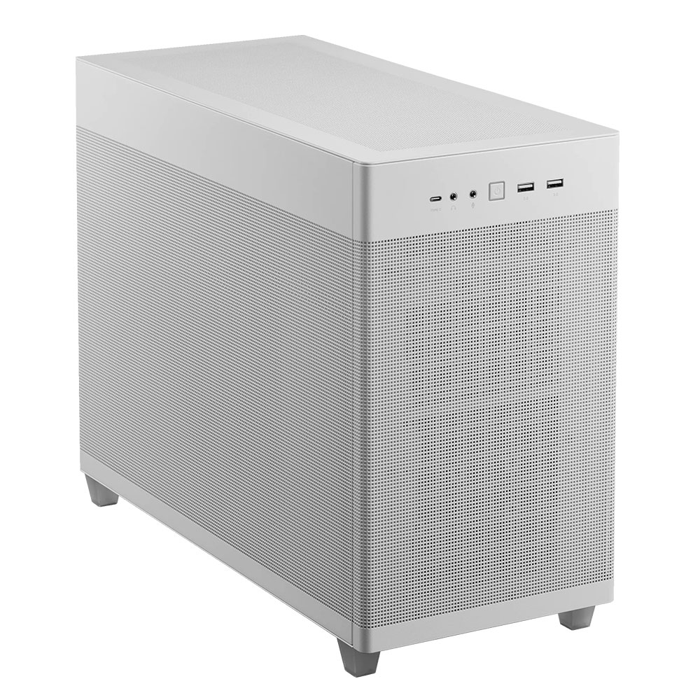  Ed  Gabinete Asus Ap201 Wht Mesh   Midtower  - AP201/WHT/MESH//(ED)