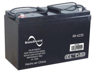 Batería DATASHIELD MI-4235 Batería DATASHIELD MI-4235 100 Ah Sistemas Solares Y/o Inversores Cargadores Solares 12 V Negro - Código: MI-4235 | Compra en Guadalajara