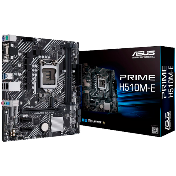 Asus  Prime H510ME  Motherboard  Micro Atx  Lga1200 Socket  Intel H510 - PRIMEH510M-E