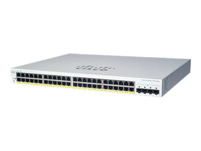 Switch  CISCO CBS220-48P-4G-NA , Blanco, 48 puertos CBS220-48P-4G-NA  CBS220-48P-4G-NA  EAN UPC 889728345088 - CBS220-48P-4G-NA