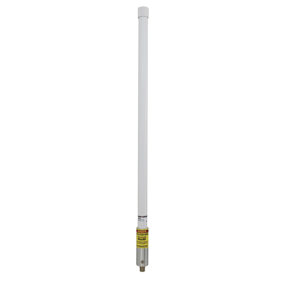 Antena de Fibra de Vidrio para Base Omnidireccional 824-869 MHz 6.5 dB 200 Watt N Hembra. TX-8246-SYS - Código: TX-8246-SYS | Compra en Guadalajara