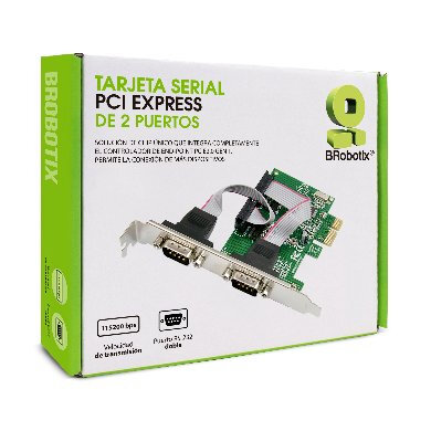 TARJETA SERIAL DB9 2 PUERTOS PC  I EXPRESS BROBOTIX - Código: 6000847 | Compra en Guadalajara