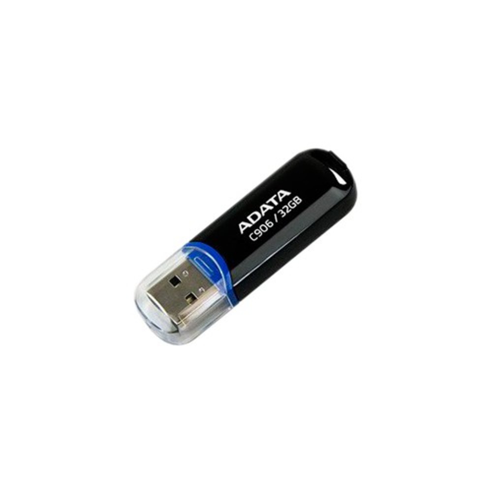 MEMORIA FLASH ADATA C906 32GB USB 2.0 NEGRO C906BK-32GB - Código: C906BK-32GB | Compra en Guadalajara