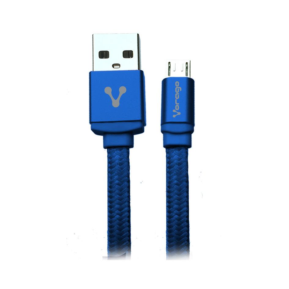 CABLE VORAGO USB 2.0 A MICRO USB 1 METROS AZUL CAB-113-BL CAB-113_AZUL - Código: CAB-113_AZUL | Compra en Guadalajara