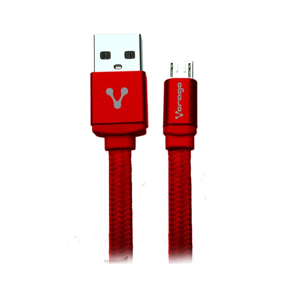 CABLE VORAGO USB 2.0 A MICRO USB 1 METROS ROJO CAB-113-RD CAB-113_ROJO - Código: CAB-113_ROJO | Compra en Guadalajara