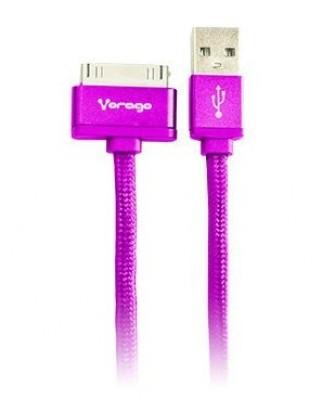 CABLE VORAGO CAB-118 USB-APPLE  DOCK 1 METRO ROSA BOLSA - Código: AC-365810-21 | Compra en Guadalajara