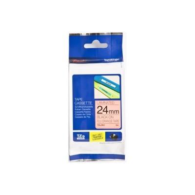 Cinta Negra BROTHER TZEB51 Etiqueta Naranja Continua Laminada Brother TZEB51 De 24 Mm De Ancho X 5 Mts De Largo. Impresión En Negro. - Código: TZEB51 | Compra en Guadalajara