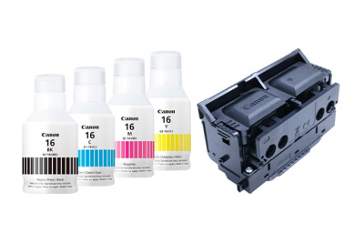 KIT DE CARTUCHOS GI16 EN COLOR  ES Y CABEZAL PH-S PARA MAXIFY - Código: 4659C005AA | Compra en Guadalajara
