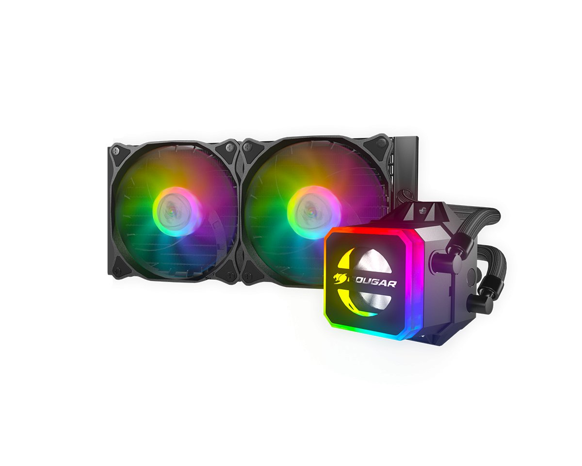 COUGAR Helor 240 - Sistema de refrigeración líquida del procesador - para LGA775 LGA1156 AM2 AM2 LGA1366 LGA1155 AM3 LGA2011 FM1 FM2 LGA1150 FM2 LGA2011-3 LGA1151 AM4 LGA2066 - base de cobre niquelada - 120 mm - Código: 35CCL24.0001 | Compra en Guadalajara