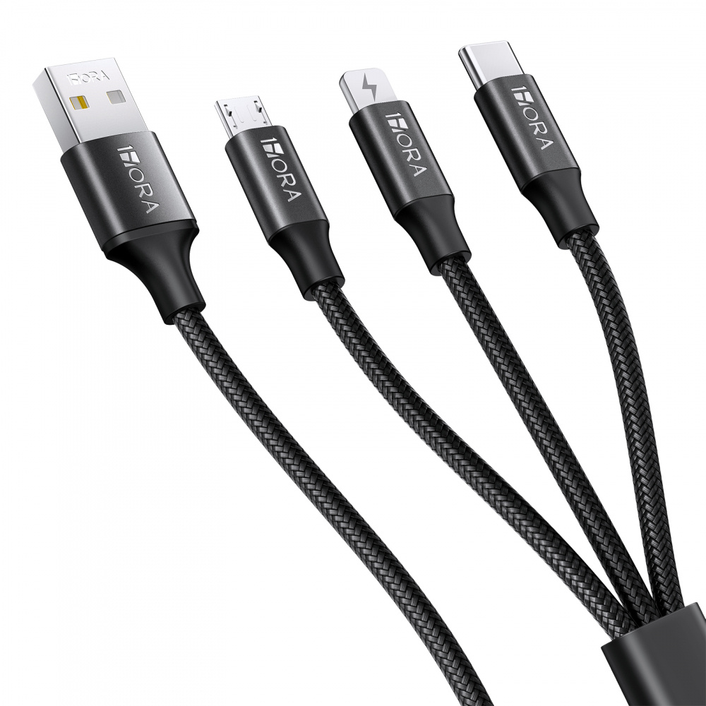 CABLE MAGNETICO DE IMAN 3 EN 1 NEGRO copia CAB259N - Código: CAB259N | Compra en Guadalajara