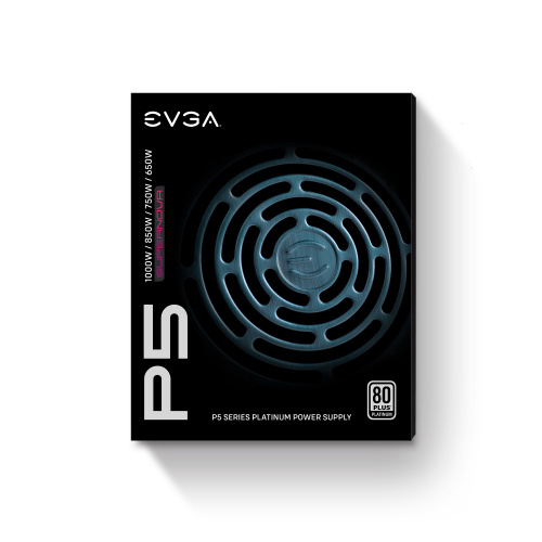 Fuente de Poder EVGA SuperNova 750W P5 80 Plus Platinum ATX 12V Eco Mode Full Modular 24 pin Fan 135mm Negro 220-P5-0750-X1 - Código: 220-P5-0750-X1 | Compra en Guadalajara