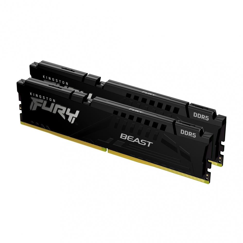 Memoria Ram Kingston Furybeast Ddr5 Kit 2 X 16Gb 6000Mhz Cl40Kf560C40Bbk232 KF560C40BBK2-32 - KF560C40BBK2-32