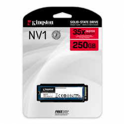 Kingston - External hard drive - 250 GB - Solid state drive - PCI Express 3.0 M.2 - Código: SNVS/250GB | Compra en Guadalajara