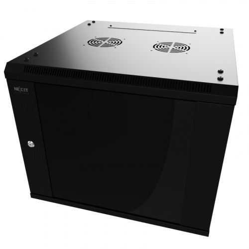 Nexxt Solutions - Rack armario - instalable en pared - RAL 9005 negro barniz - 12U - 19 - Código: NPC-P12U65B | Compra en Guadalajara