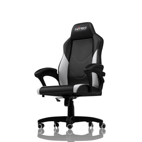 NITRO CONCEPTS C100 GAMING CHAIR - BLACK / WHITE NC-C100-BW - Código: NC-C100-BW | Compra en Guadalajara