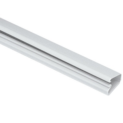 Canaleta LD3 de PVC rígido con cinta adhesiva para instalación sin herramientas 19.6 x 12 x 1828.8 mm Color Blanco LD3WH6-A - Código: LD3WH6-A | Compra en Guadalajara
